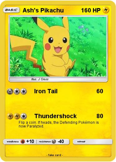 Pokemon Ash's Pikachu