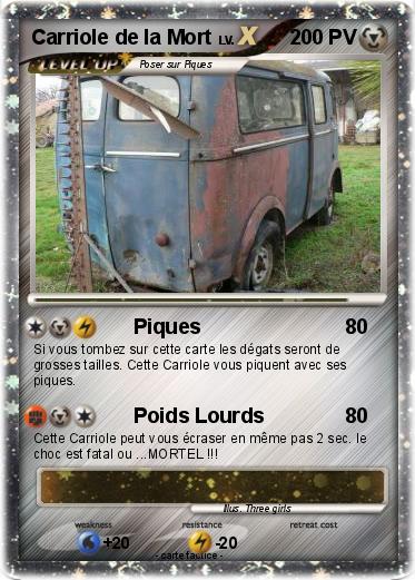 Pokemon Carriole de la Mort