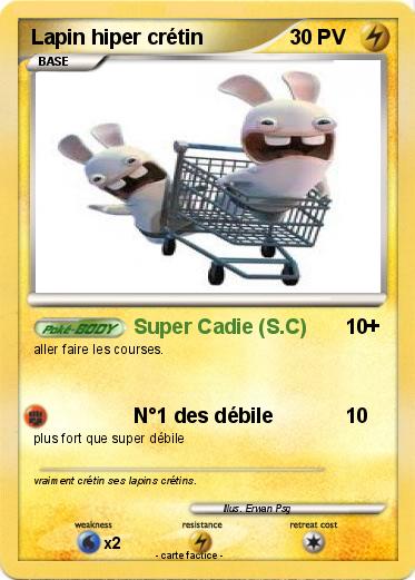Pokemon Lapin hiper crétin