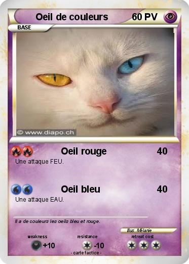 Pokemon Oeil de couleurs