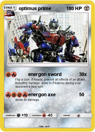 Pokemon optimus prime