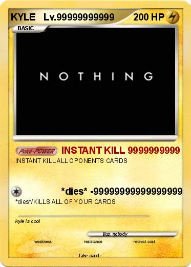 Pokemon KYLE   Lv.99999999999