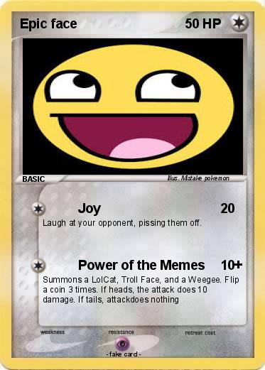 Pokemon Epic face