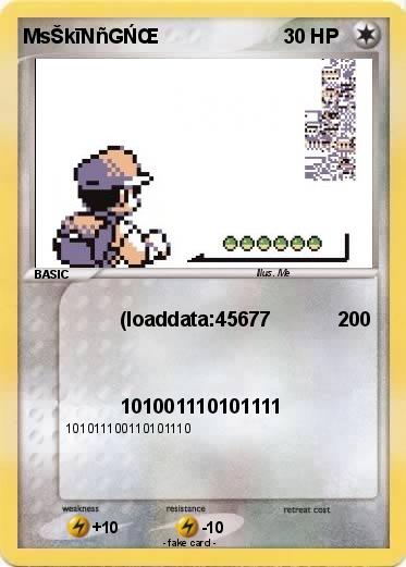 Pokemon MsŠkīNñGŃŒ