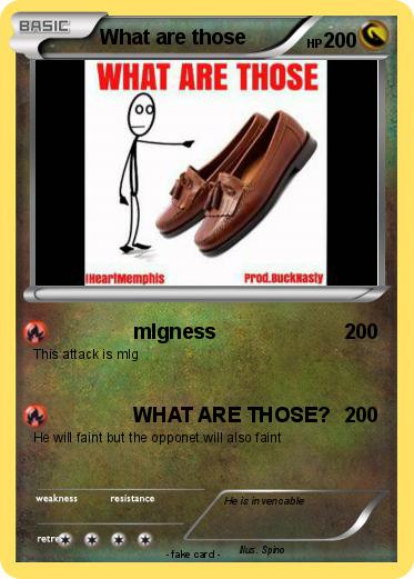 Pokemon What are those