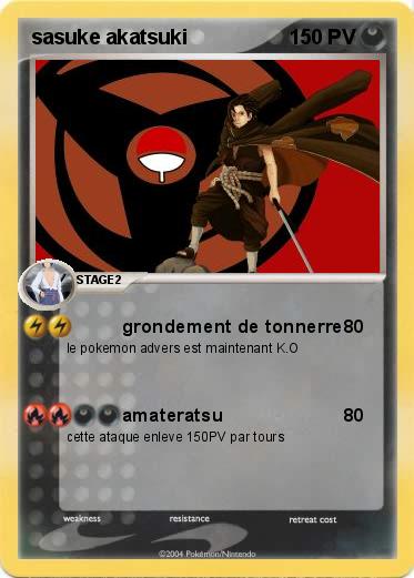 Pokemon sasuke akatsuki 