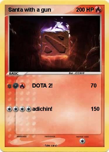 Pokemon Santa with a gun