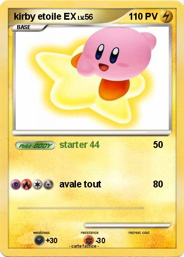 Pokemon kirby etoile EX