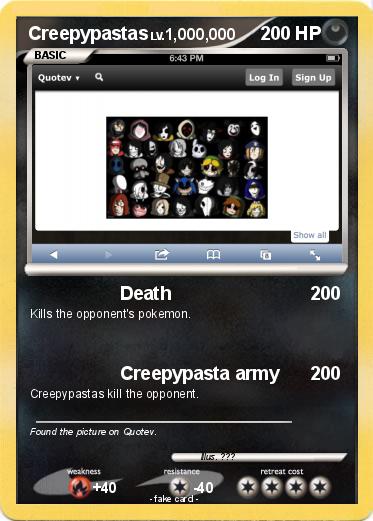 Pokemon Creepypastas