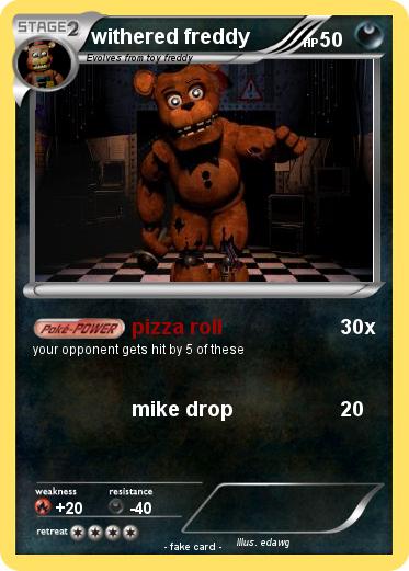 Pokemon withered freddy