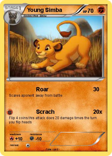 Pokemon Young Simba