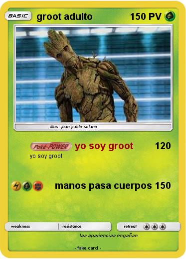 Pokemon groot adulto