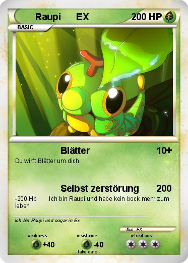 Pokemon Raupi      EX