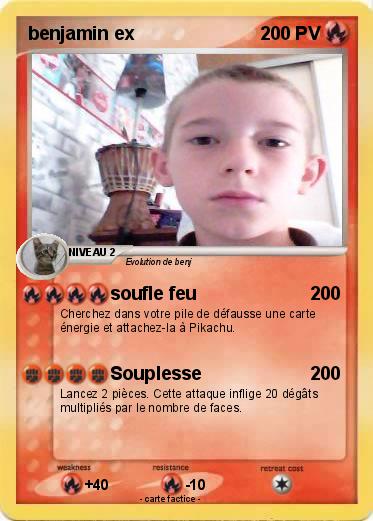 Pokemon benjamin ex