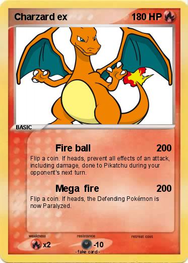 Pokemon Charzard ex