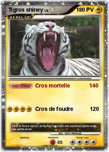 Pokemon Tigros shiney