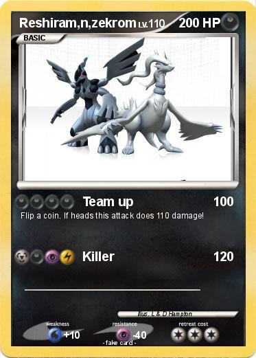 Pokemon Reshiram,n,zekrom
