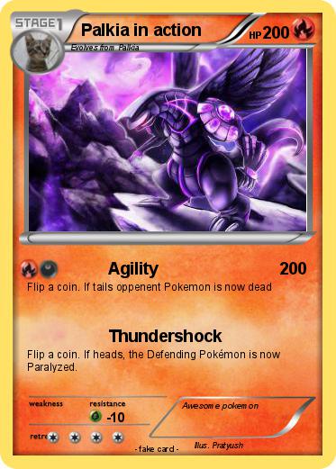 Pokemon Palkia in action