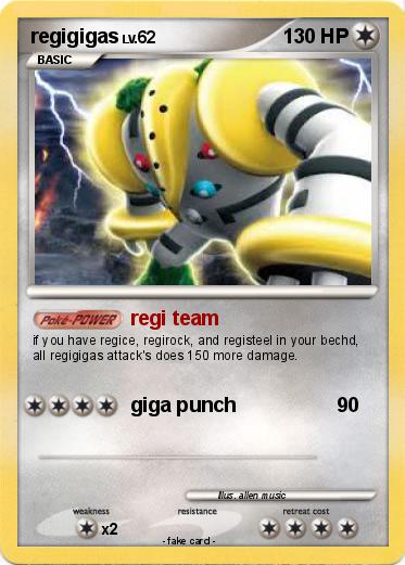Pokemon regigigas