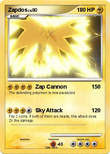 Pokemon Zapdos