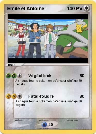 Pokemon Emile et Antoine
