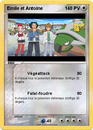 Pokemon Emile et Antoine