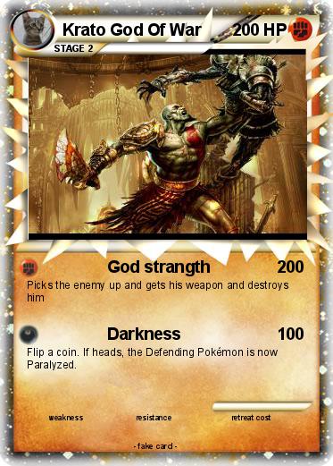 Pokemon Krato God Of War