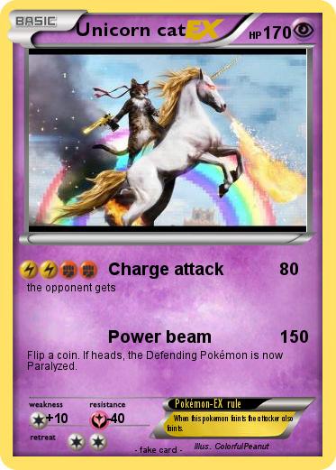 Pokemon Unicorn cat