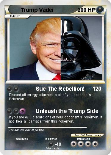 Pokemon Trump Vader