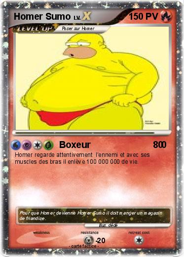 Pokemon Homer Sumo