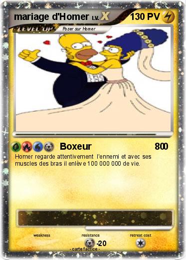 Pokemon mariage d'Homer