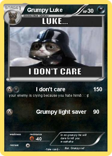 Pokemon Grumpy Luke