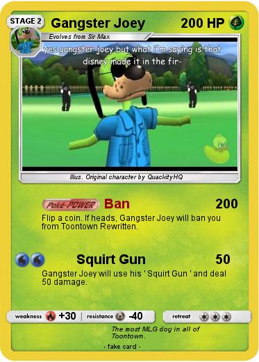 Pokemon Gangster Joey