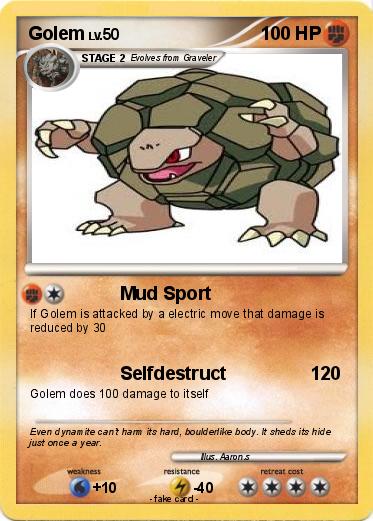 Pokemon Golem
