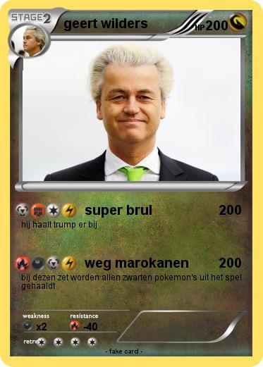 Pokemon geert wilders