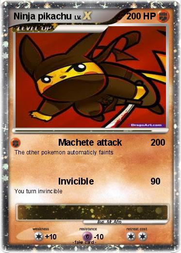 Pokemon Ninja pikachu