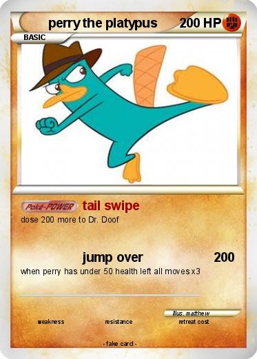 Pokemon perry the platypus