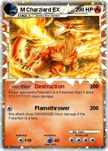 Pokemon M Charziard EX
