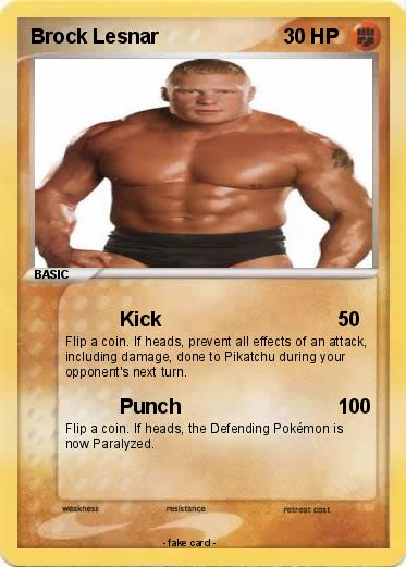 Pokemon Brock Lesnar