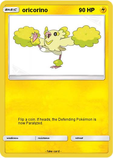 Pokemon oricorino