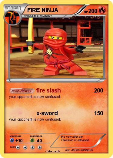 Pokemon FIRE NINJA