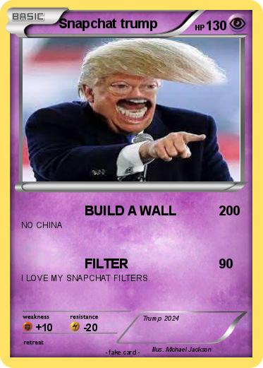 Pokemon Snapchat trump
