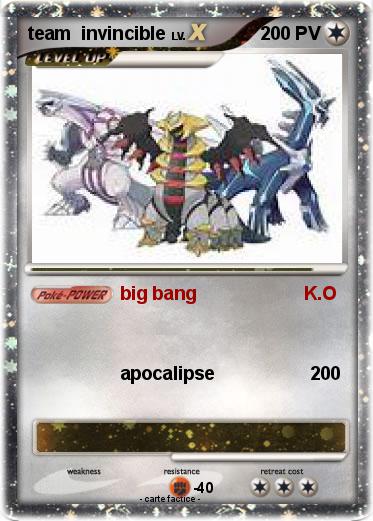 Pokemon team  invincible