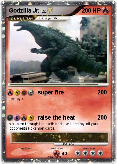 Pokemon Godzilla Jr.