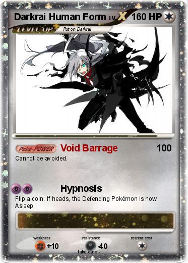 Pokemon Darkrai Human Form