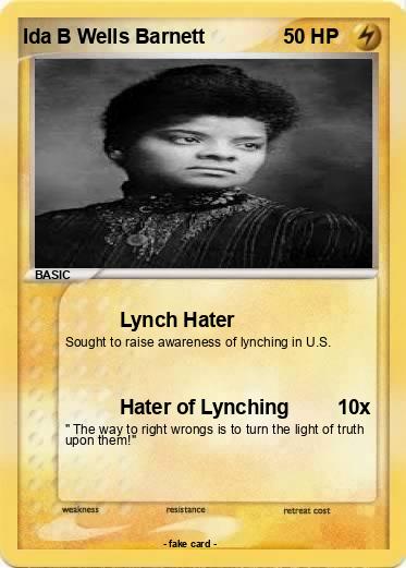 Pokemon Ida B Wells Barnett