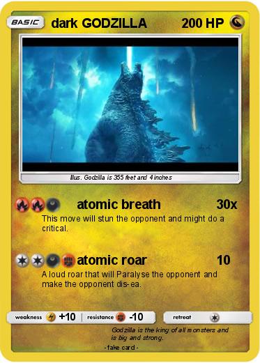 Pokemon dark GODZILLA
