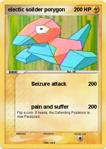 Pokemon electic soilder porygon