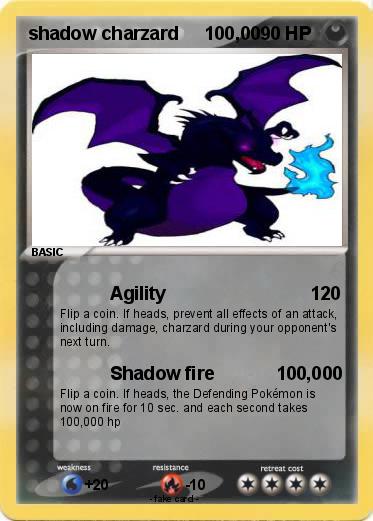 Pokemon shadow charzard     100,00