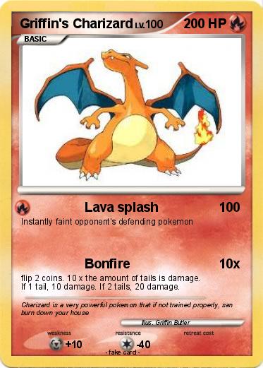 Pokemon Griffin's Charizard